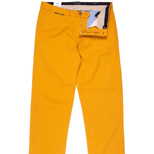 Stuart Garment Dyed Stretch Cotton Chino-trousers-Fifth Avenue Menswear