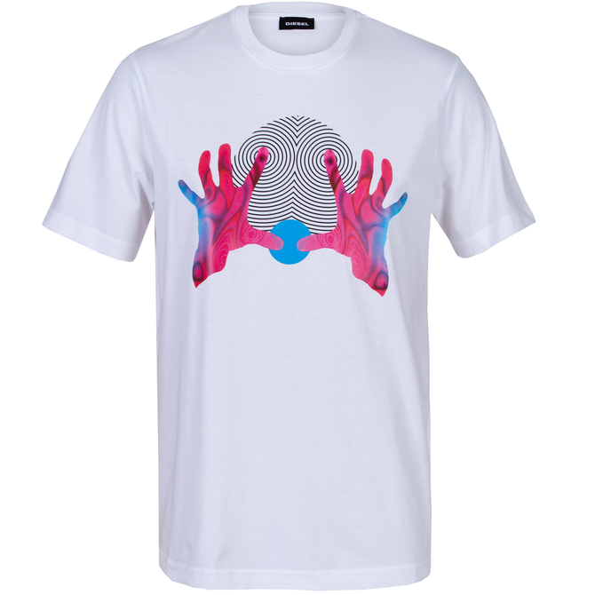 T-Just Hands Print T-Shirt