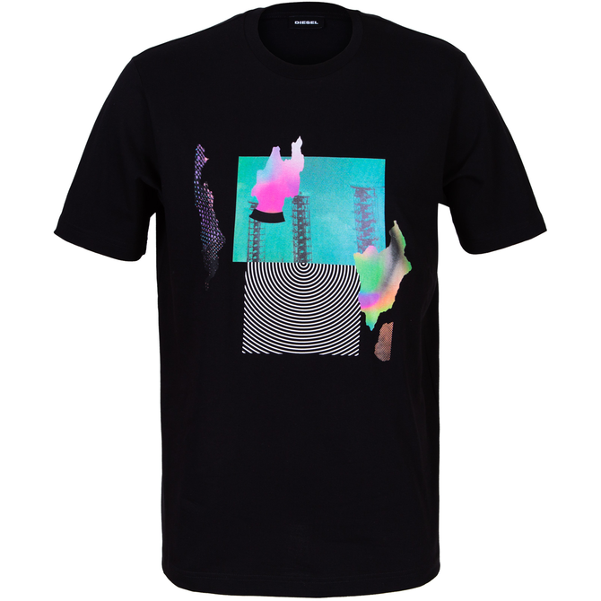 T-Just Fluro Print T-Shirt