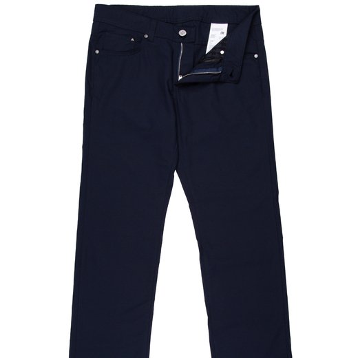 Luxury Light Weight Ponti Stretch Dress Jeans-trousers-Fifth Avenue Menswear
