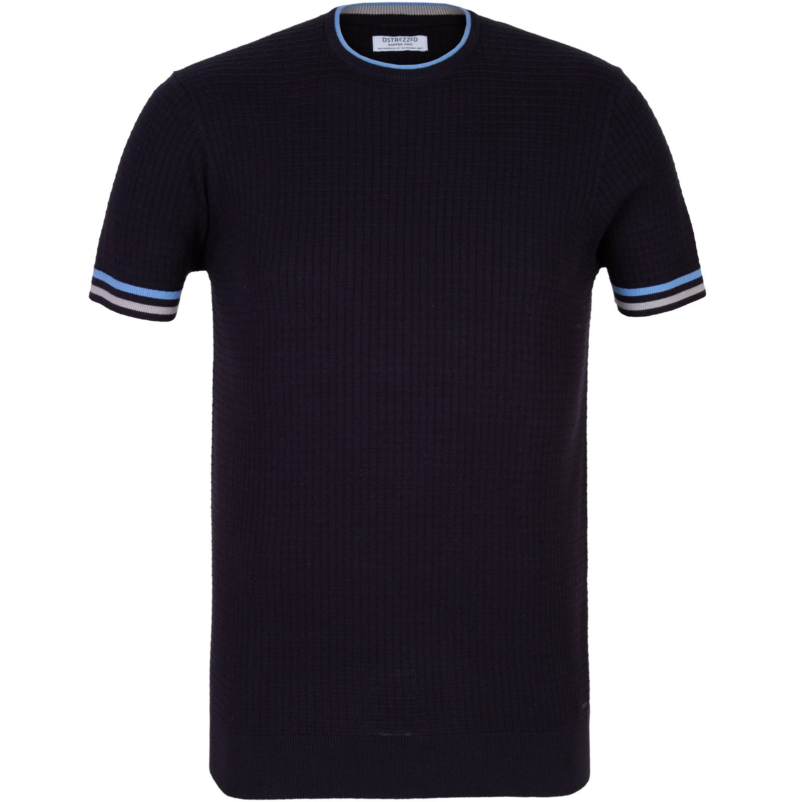 Square Knit Short Sleeve Pullover - On Sale : Fifth Avenue Menswear ...