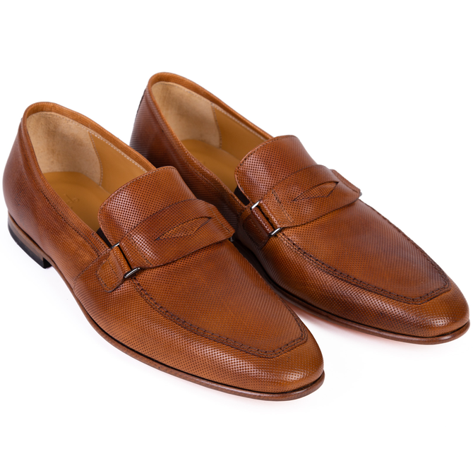 Rickman Tan Leather Loafer