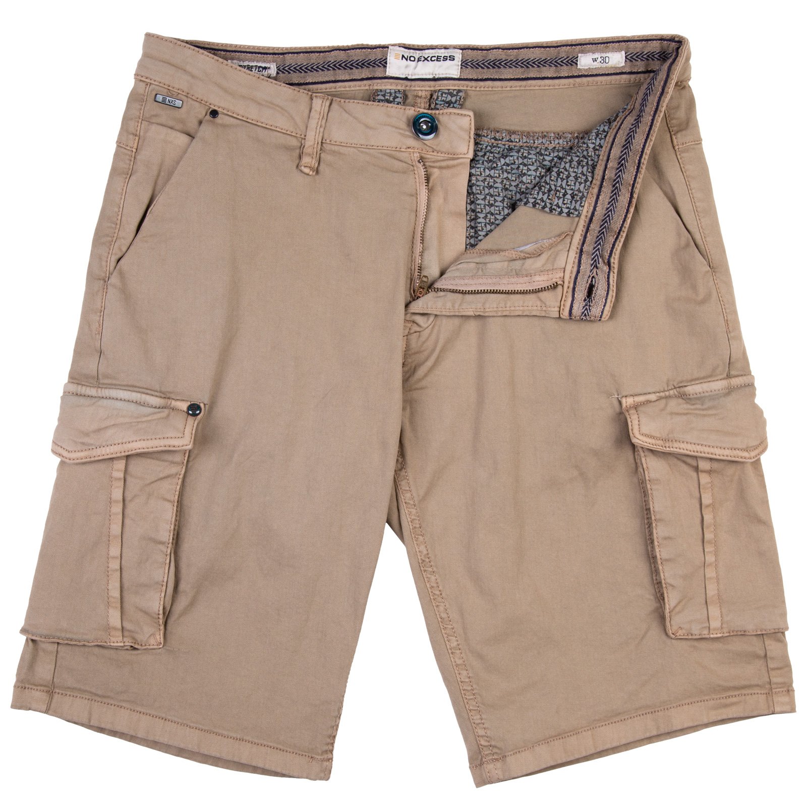 Stretch Cotton Twill Cargo Shorts - On Sale : Fifth Avenue Menswear ...