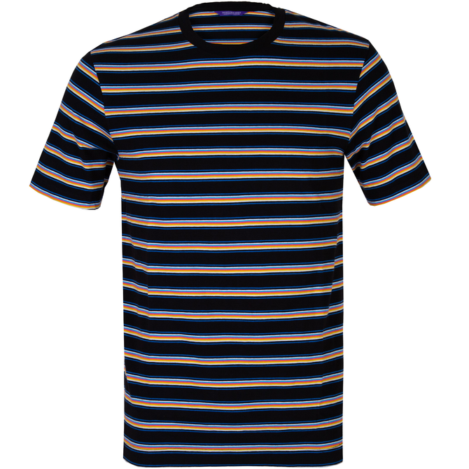 Classic Black & Multi Stripe T-Shirt