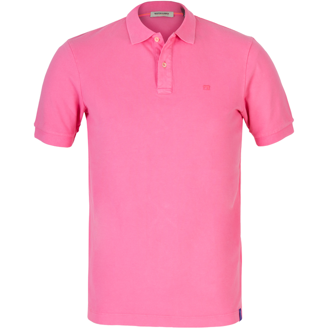 Garment Dyed Stretch Cotton Pique Polo - T-Shirts & Polos-Polos : Fifth ...