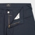 Taper Fit Navy Mini Check Stretch Cotton Jean