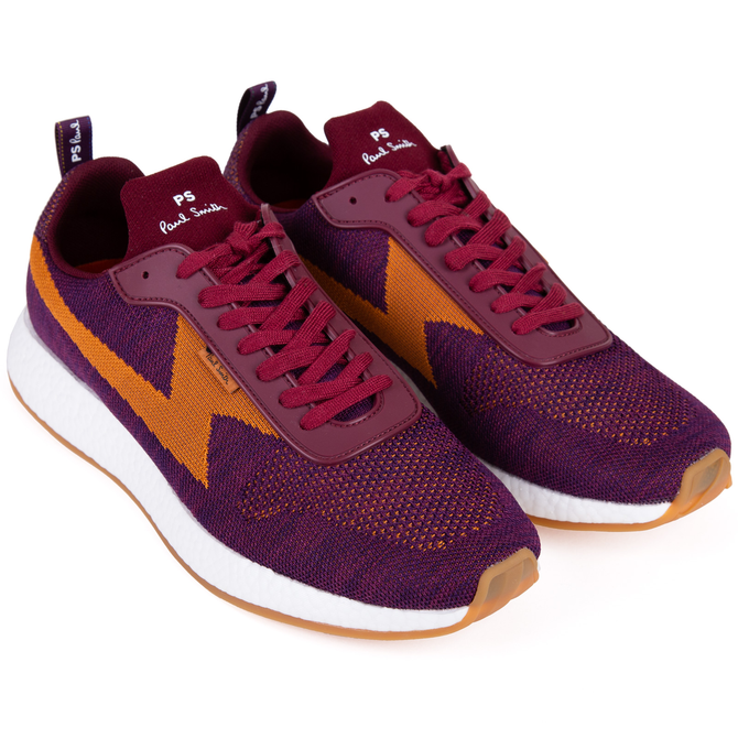 Zeus Violet Knitted Trainers