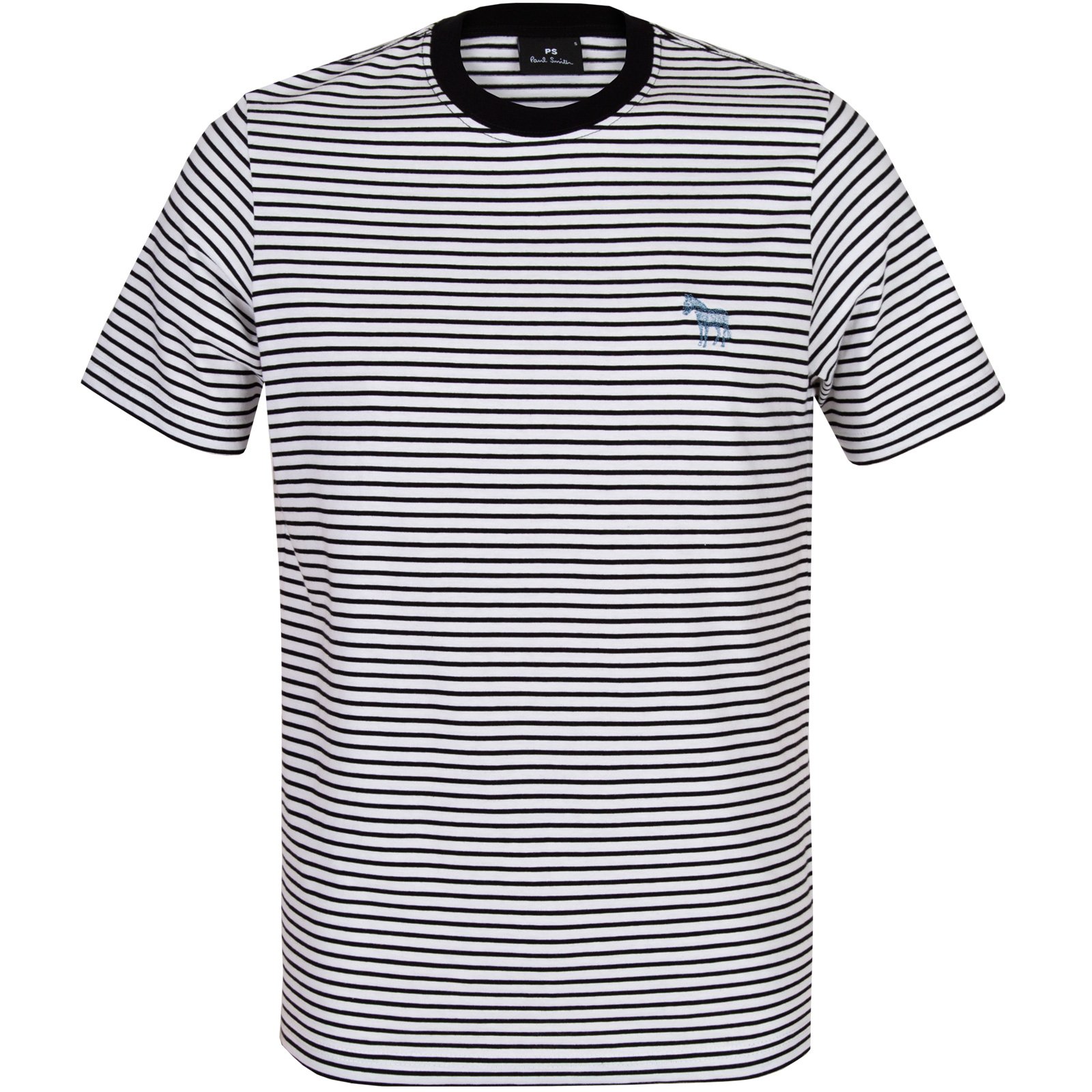 Stripe T-Shirt With Scribble Zebra Logo - T-Shirts & Polos-Short Sleeve ...