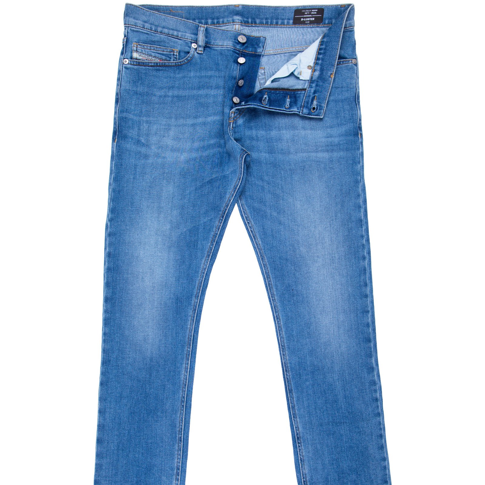 D-Luster Slim Fit Light Wash Stretch Denim Jeans - On Sale : Fifth ...
