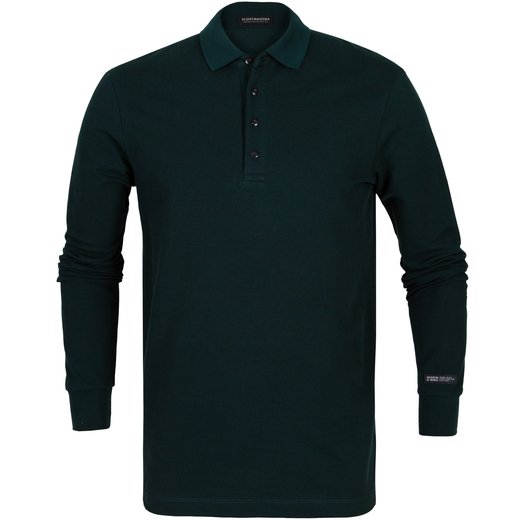 Long Sleeve Pique Polo-on sale-Fifth Avenue Menswear