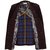 Check Stretch Ribcord Casual Blazer