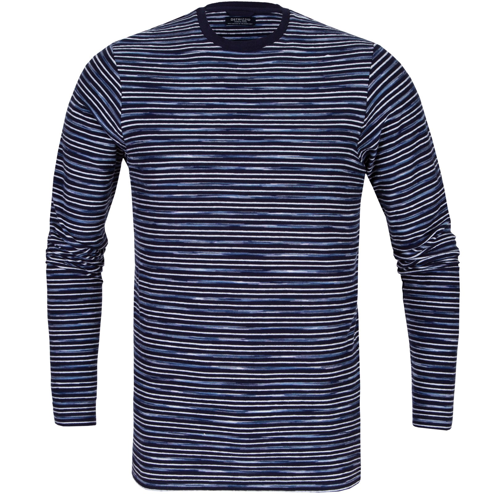 Relief Stripe Long Sleeve T-Shirt - T-Shirts & Polos-Long Sleeve T's ...