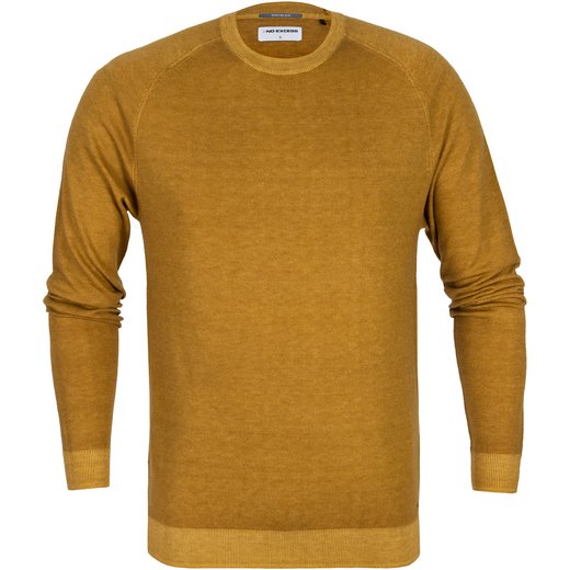 Raglan Sleeve Garment Dyed Wool Blend Pullover-on sale-Fifth Avenue Menswear