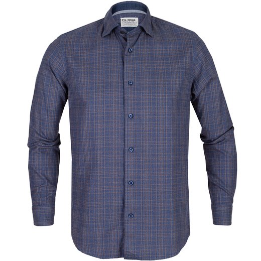 Roma Albiate Cotton Flannel Check Shirt-on sale-Fifth Avenue Menswear