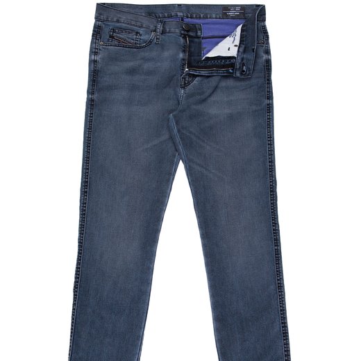 D-Reeft Skinny Fit Jogg Jeans With Purple-jeans-Fifth Avenue Menswear
