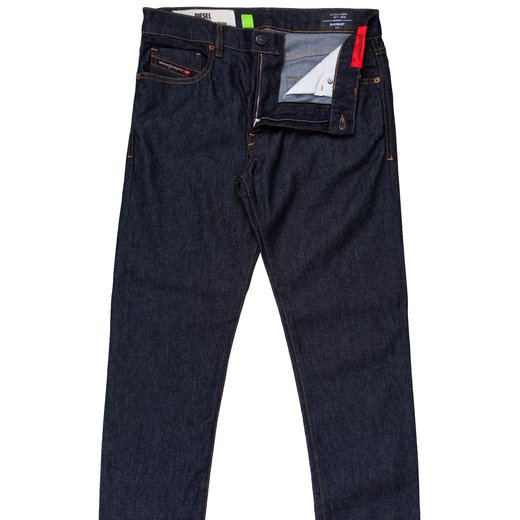 D-Strukt Slim Fit Dark Clean Stretch Denim Jeans-lockdown favourites-Fifth Avenue Menswear