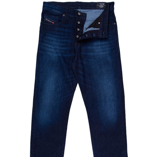 D-Fining Tapered Fit Dark Aged Stretch Denim Jeans-lockdown favourites-Fifth Avenue Menswear