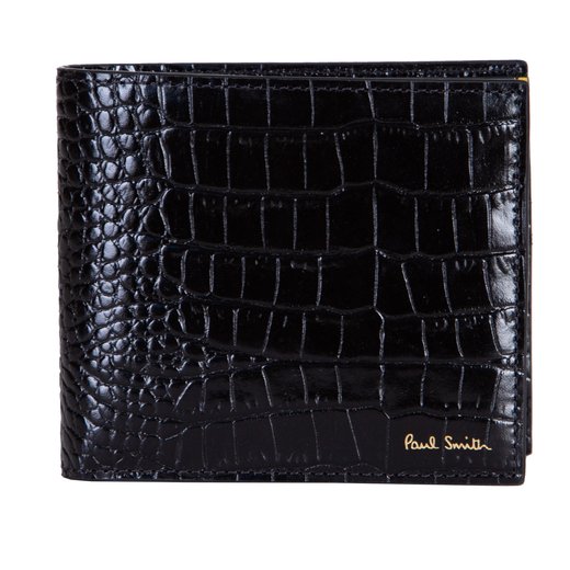 Embossed Leather Billfold Wallet-on sale-Fifth Avenue Menswear
