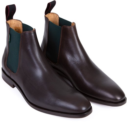 Gerald Brown Leather Chelsea Boots-shoes & boots-Fifth Avenue Menswear