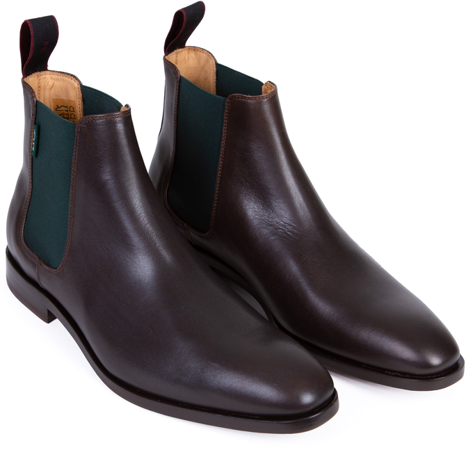 Gerald Brown Leather Chelsea Boots