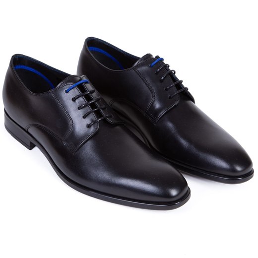 Daniel Black Derby Leather Dress Shoes-shoes & boots-Fifth Avenue Menswear