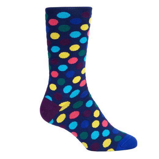 Q Spot Multi Polka Dot Socks-accessories-Fifth Avenue Menswear