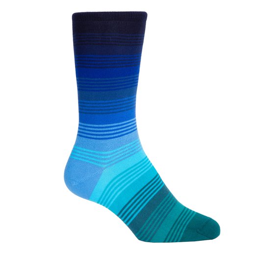 Ruben Gradient Stripe Socks-accessories-Fifth Avenue Menswear
