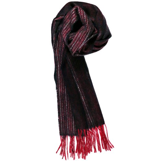 Herringbone Stripe Lambswool Scarf-gifts-Fifth Avenue Menswear
