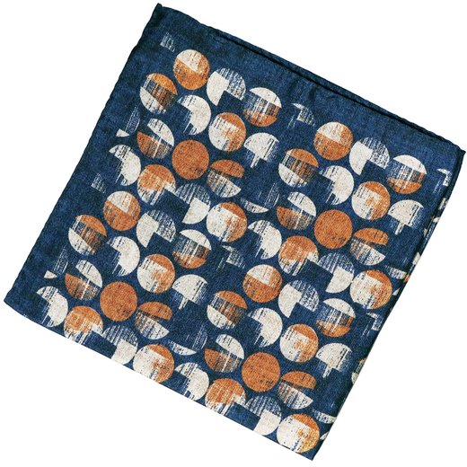 Blurred Spots Pattern Silk Pocket Square-accessories-Fifth Avenue Menswear