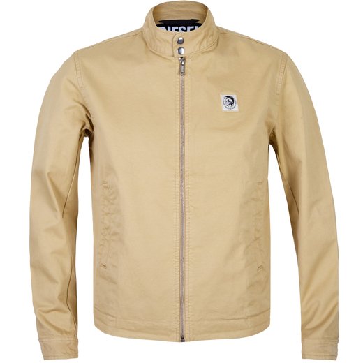 J-Halls Garment Dyed Cotton Biker Jacket-jackets-Fifth Avenue Menswear
