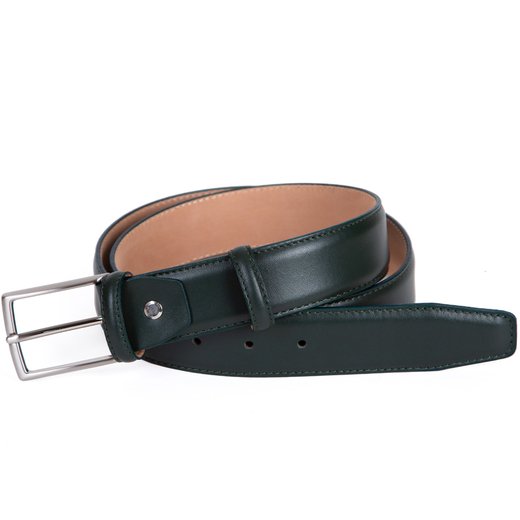Luxury Stitched Edge Colour Leather Belt-gifts-Fifth Avenue Menswear