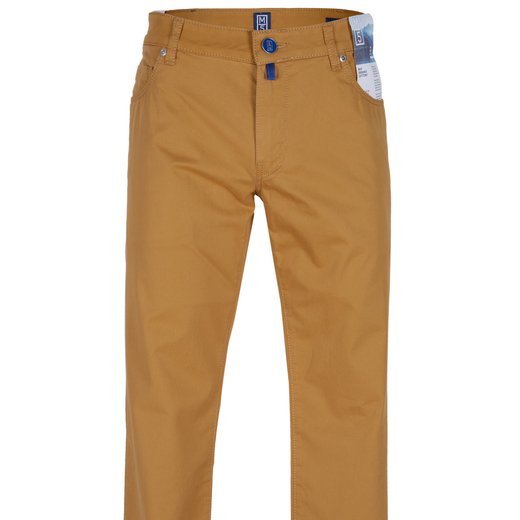 Coloured Twill Stretch Cotton Jeans-trousers-Fifth Avenue Menswear