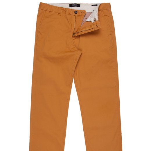 Stuart Regular Slim Fit Stretch Cotton Chino-trousers-Fifth Avenue Menswear