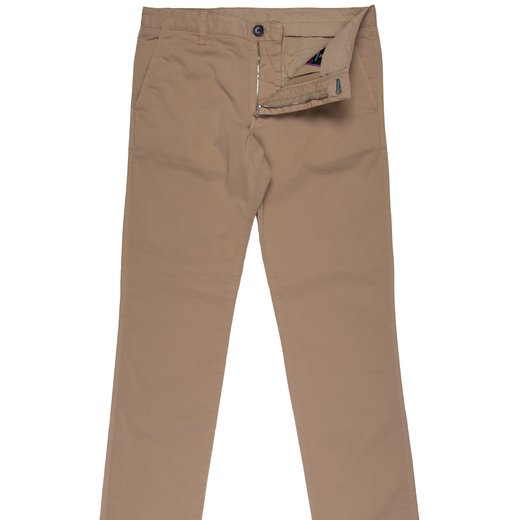 Slim Fit Stretch Cotton Chinos-trousers-Fifth Avenue Menswear