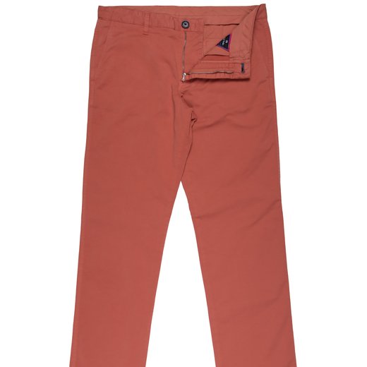 Mid-Slim Fit Stretch Cotton Chinos-trousers-Fifth Avenue Menswear