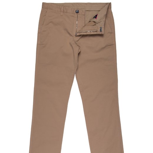 Mid-Slim Fit Stretch Cotton Chinos-trousers-Fifth Avenue Menswear