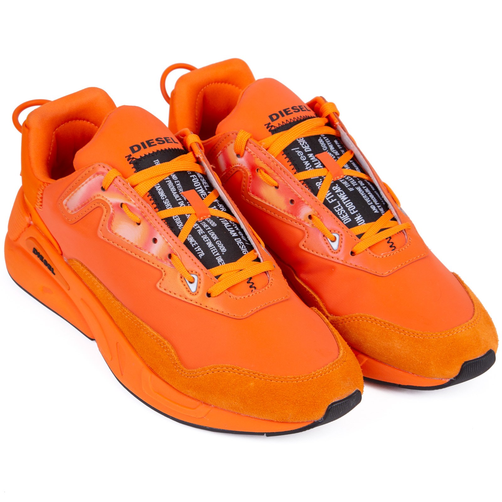 Bright store orange sneakers