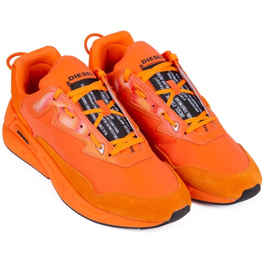 Serendipity Bright Orange Sneakers-on sale-Fifth Avenue Menswear