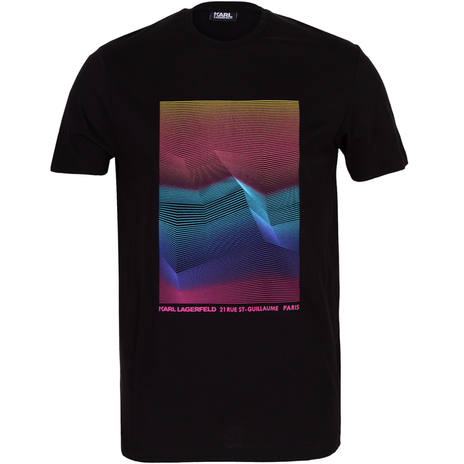 Luxury Cotton Slim Fit Sound Wave T-shirt