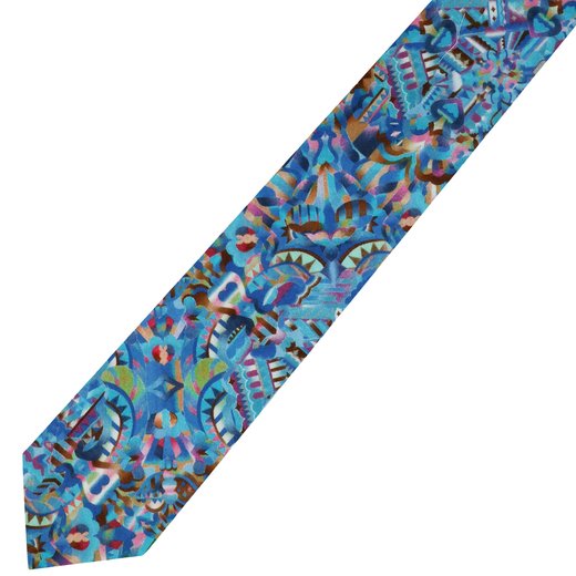 Magical Moypup Print Fine Cotton Tie-ties-Fifth Avenue Menswear