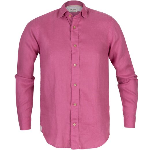 Roma Soft Linen Casual Shirt-shirts-Fifth Avenue Menswear
