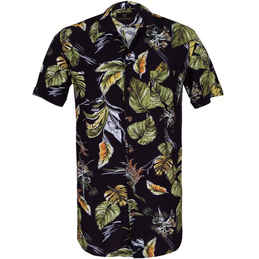 Duke Big Tropical Print Casual Shirt-shirts-Fifth Avenue Menswear