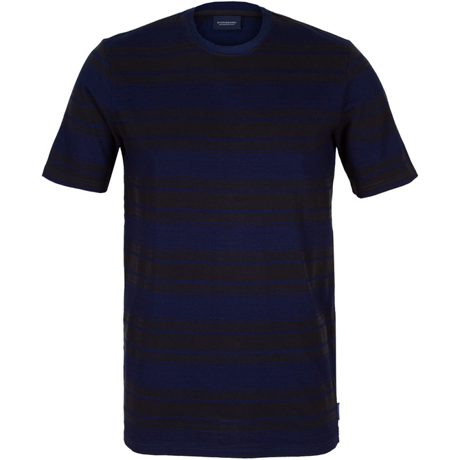 Regular Fit AMS Blauw Stripe T-Shirt