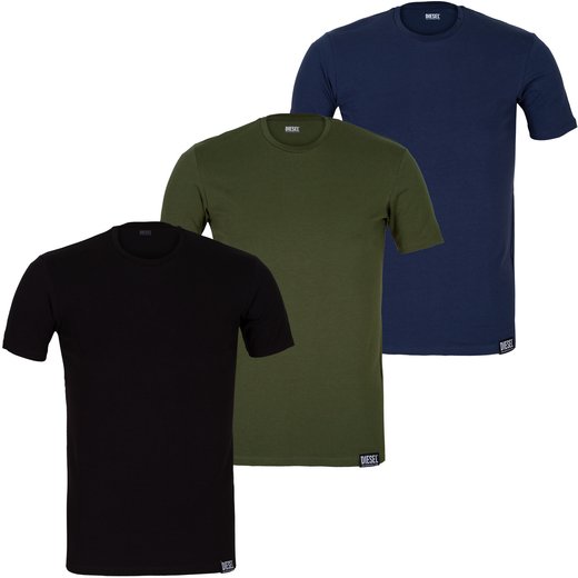 Randal 3 Pack Of Stretch Cotton T-Shirts-essentials-Fifth Avenue Menswear