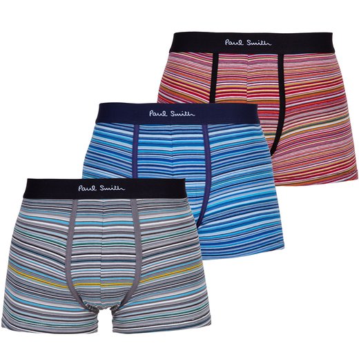3 Pack Classic Stripe Trunks-underwear & sleepwear-Fifth Avenue Menswear