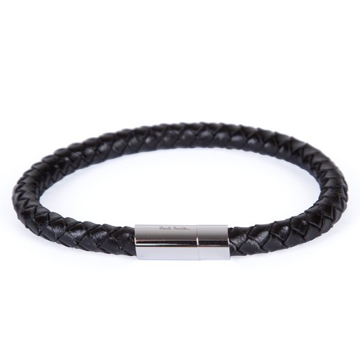 Plaited Leather Bracelet-new online-Fifth Avenue Menswear