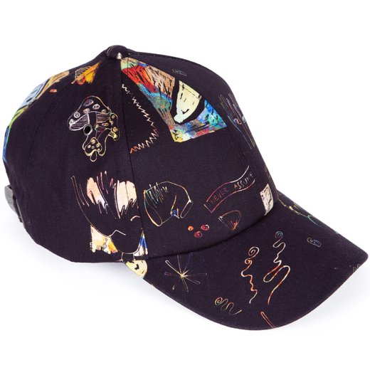 Dreamscape Print Baseball Cap-accessories-Fifth Avenue Menswear