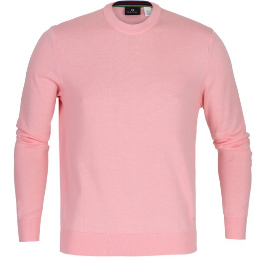 Soft Pink Cotton Pullover-on sale-Fifth Avenue Menswear