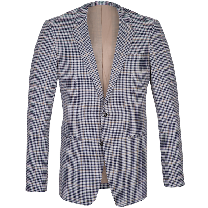 Heaton Cotton Check Blazer - Jackets-Dress Jackets : Fifth Avenue ...