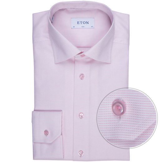 Slim Fit Luxury Cotton Dobby Weave Dress Shirt-new online-Fifth Avenue Menswear